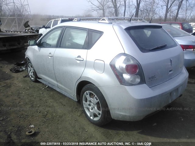 5Y2SP67059Z426255 - 2009 PONTIAC VIBE SILVER photo 3