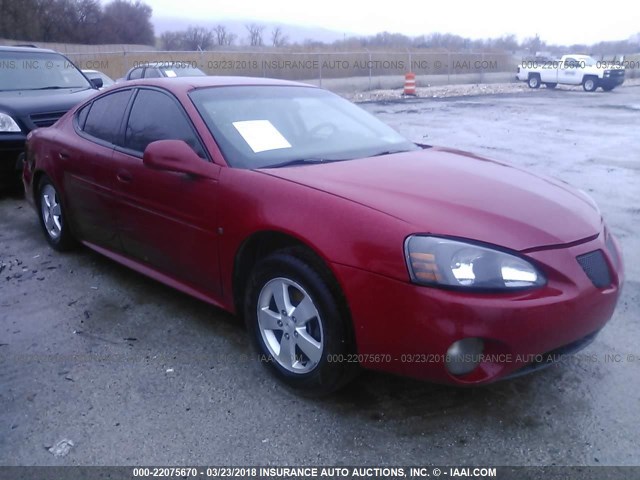 2G2WP552981102771 - 2008 PONTIAC GRAND PRIX RED photo 1