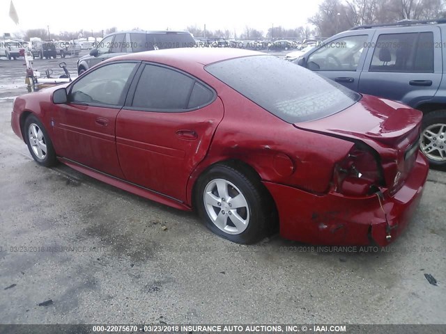 2G2WP552981102771 - 2008 PONTIAC GRAND PRIX RED photo 3