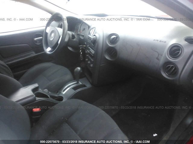 2G2WP552981102771 - 2008 PONTIAC GRAND PRIX RED photo 5