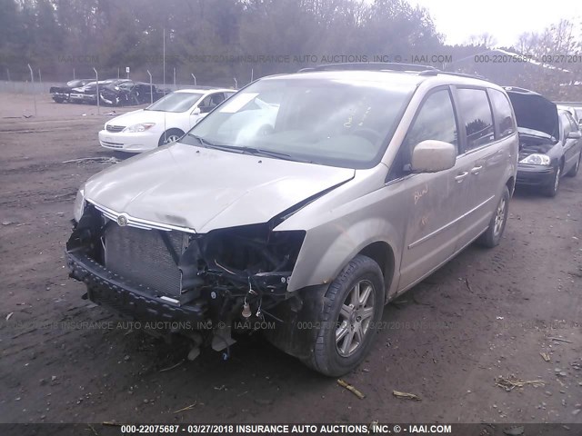 2A8HR54189R525070 - 2009 CHRYSLER TOWN & COUNTRY TOURING BEIGE photo 2