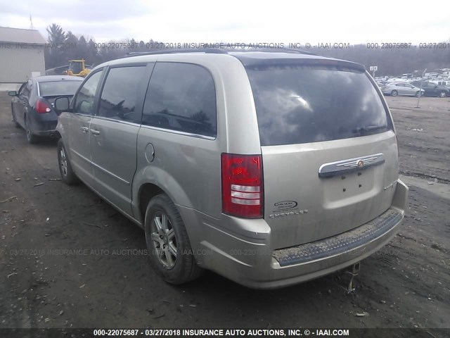 2A8HR54189R525070 - 2009 CHRYSLER TOWN & COUNTRY TOURING BEIGE photo 3