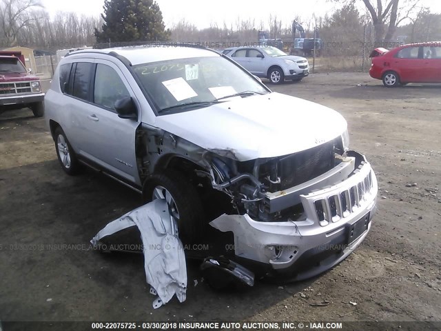 1C4NJDBB5ED567846 - 2014 JEEP COMPASS SPORT SILVER photo 1