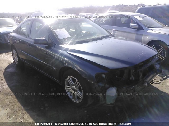YV1RS592362508408 - 2006 VOLVO S60 2.5T BLUE photo 1