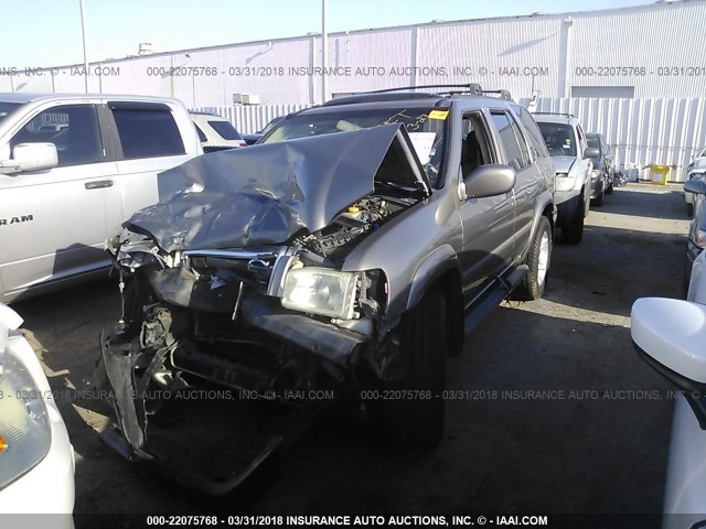 JN8DR09X23W714564 - 2003 NISSAN PATHFINDER LE/SE TAN photo 2