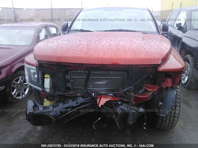 1D7HW78N58S541822 - 2008 DODGE DAKOTA TRX ORANGE photo 6