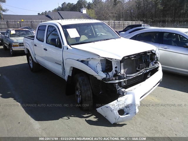 5TFJU4GN0FX085245 - 2015 TOYOTA TACOMA DOUBLE CAB PRERUNNER WHITE photo 6