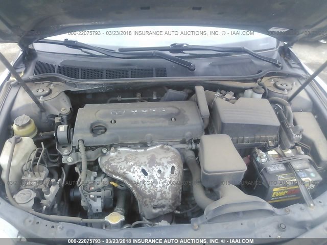 4T1BE46K57U708897 - 2007 TOYOTA CAMRY NEW GENERAT CE/LE/XLE/SE GRAY photo 10