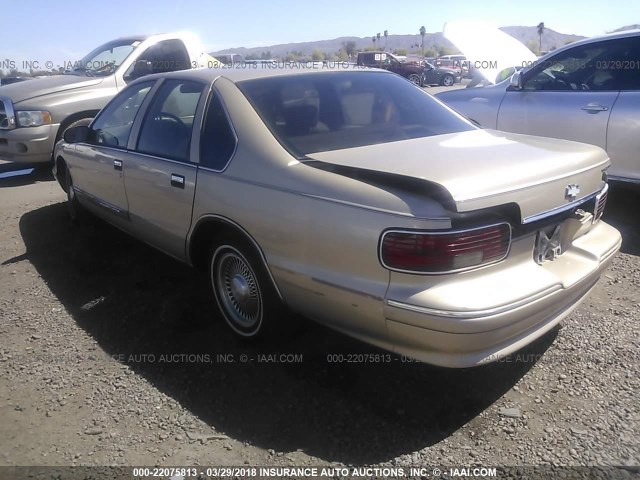 1G1BL52W1TR158631 - 1996 CHEVROLET CAPRICE CLASSIC GOLD photo 3