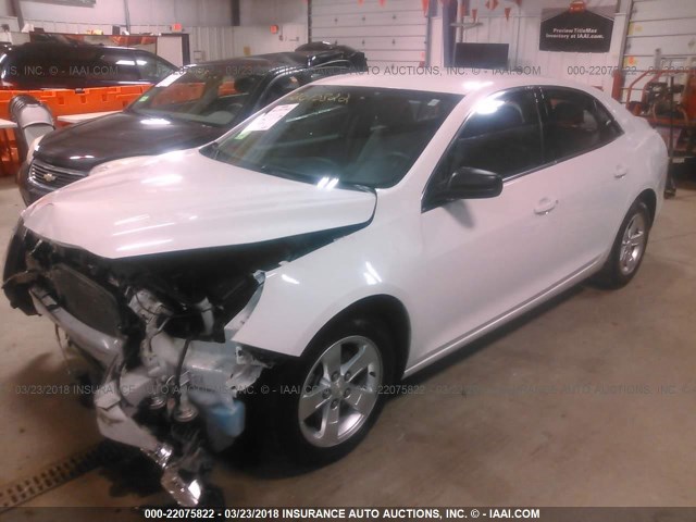 1G11A5SL9FF271918 - 2015 CHEVROLET MALIBU LS WHITE photo 2