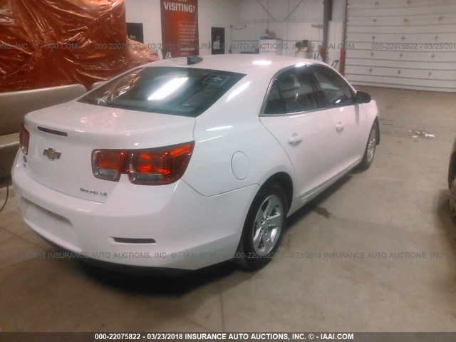 1G11A5SL9FF271918 - 2015 CHEVROLET MALIBU LS WHITE photo 4