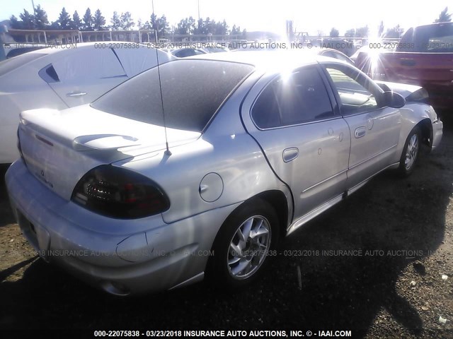 1G2NF52E54C134523 - 2004 PONTIAC GRAND AM SE1 SILVER photo 4