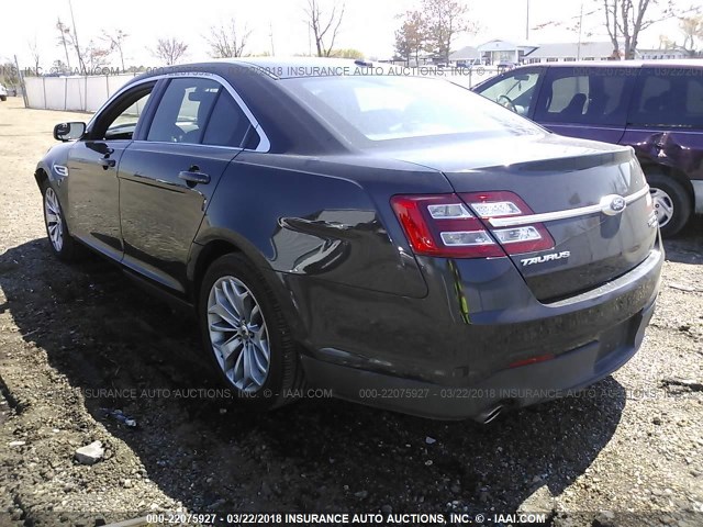 1FAHP2F97DG234414 - 2013 FORD TAURUS LIMITED GRAY photo 3