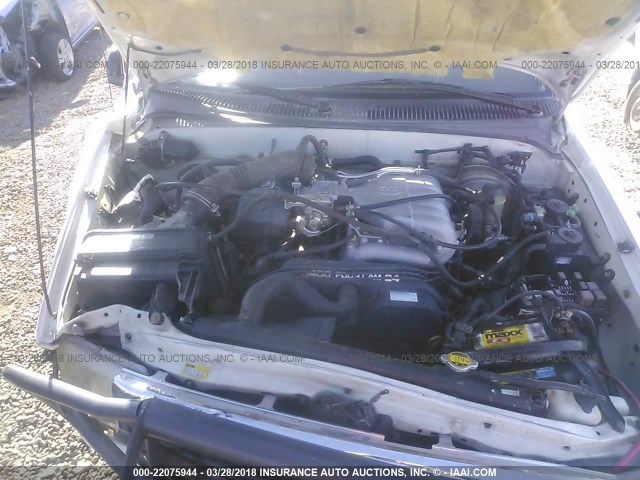 4TASN92N5XZ522745 - 1999 TOYOTA TACOMA XTRACAB PRERUNNER თეთრი ფოტო 10