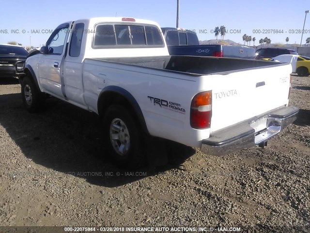 4TASN92N5XZ522745 - 1999 TOYOTA TACOMA XTRACAB PRERUNNER WHITE photo 3