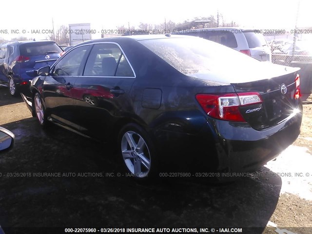 4T1BF1FK4CU085293 - 2012 TOYOTA CAMRY SE/LE/XLE Черный фото 3