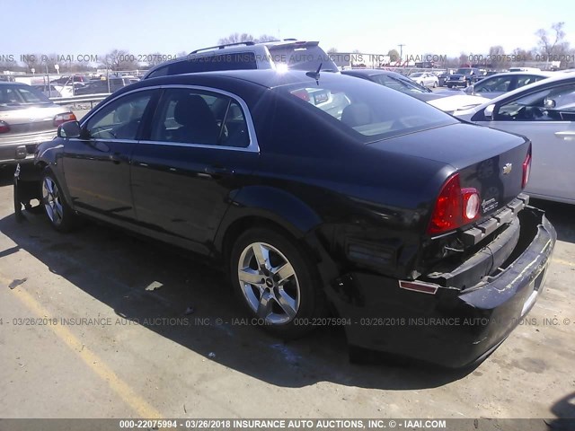 1G1ZC5EB9AF128122 - 2010 CHEVROLET MALIBU 1LT 黑色 照片 3