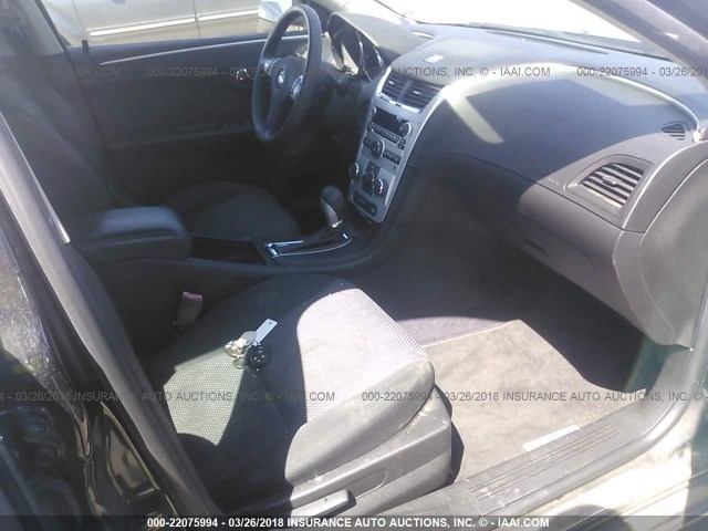 1G1ZC5EB9AF128122 - 2010 CHEVROLET MALIBU 1LT 黑色 照片 5
