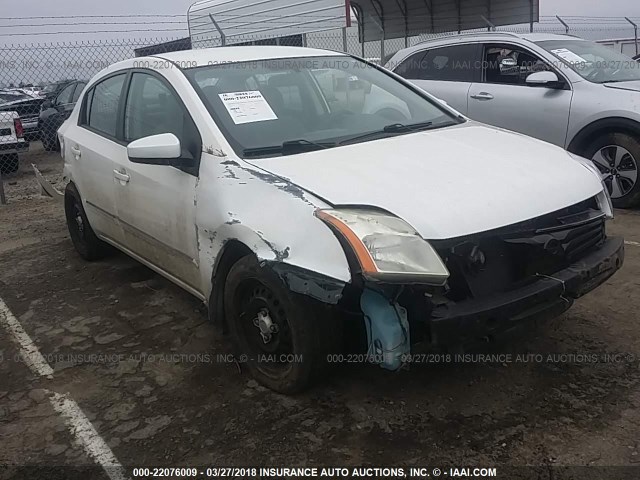 3N1AB6AP0AL649396 - 2010 NISSAN SENTRA 2.0/2.0S/SR/2.0SL WHITE photo 1