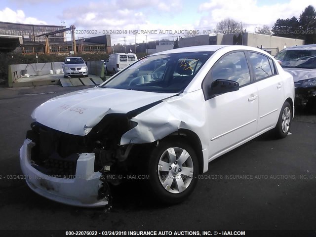 3N1AB61E27L702381 - 2007 NISSAN SENTRA 2.0/2.0S/2.0SL WHITE photo 2