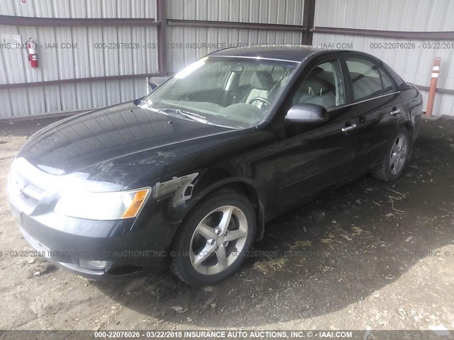 5NPEU46F38H351559 - 2008 HYUNDAI SONATA SE/LIMITED BLACK photo 2