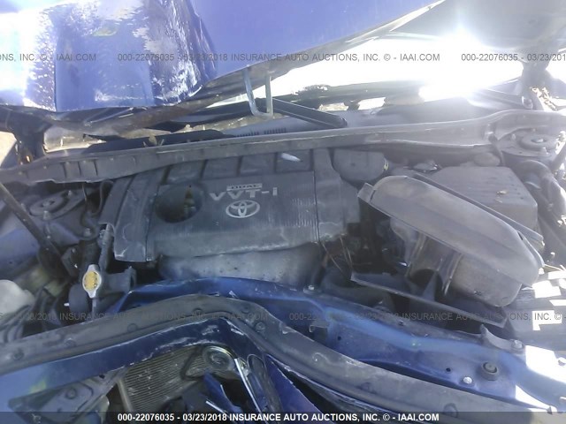 4T1BF3EK5AU556815 - 2010 TOYOTA CAMRY SE/LE/XLE BLUE photo 10