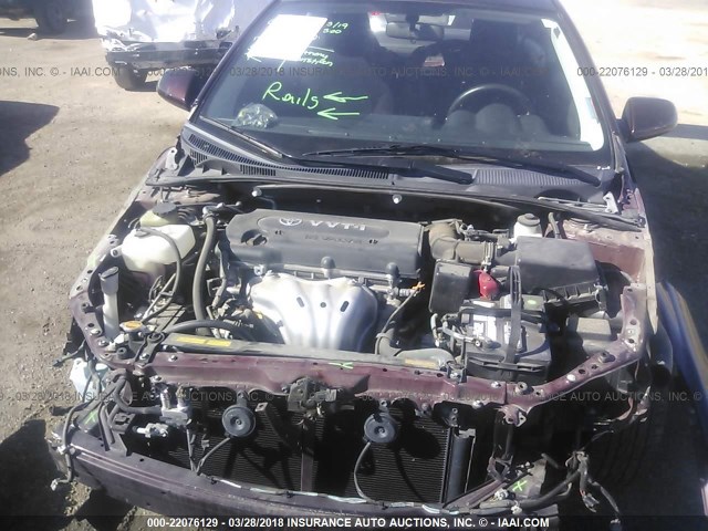 JTKDE3B7XA0309290 - 2010 TOYOTA SCION TC 栗色 照片 10