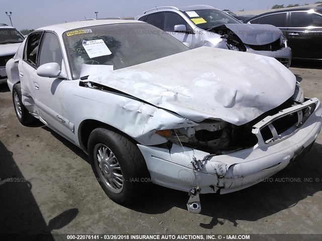 2G4WS52J5Y1282087 - 2000 BUICK CENTURY CUSTOM WHITE photo 1