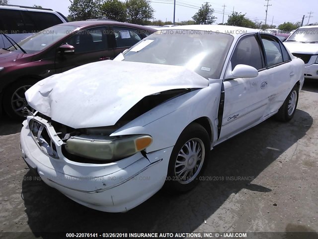 2G4WS52J5Y1282087 - 2000 BUICK CENTURY CUSTOM WHITE photo 2