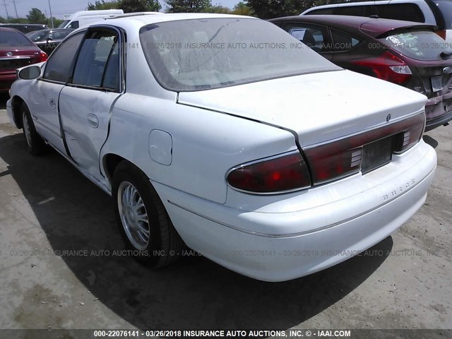 2G4WS52J5Y1282087 - 2000 BUICK CENTURY CUSTOM WHITE photo 3