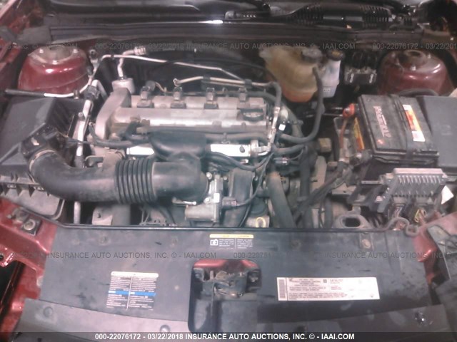 1G1ZS58F27F229853 - 2007 CHEVROLET MALIBU LS 红色 照片 10