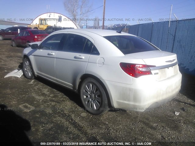 1C3CCBAG0CN153825 - 2012 CHRYSLER 200 LX WHITE photo 3