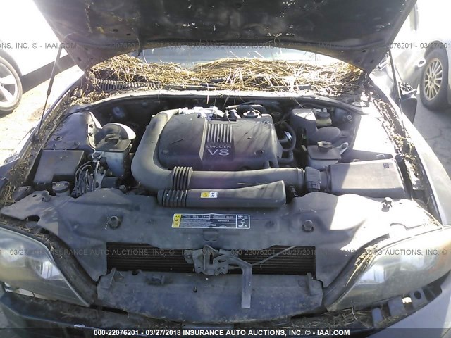 1LNHM87A01Y686088 - 2001 LINCOLN LS BLACK photo 10