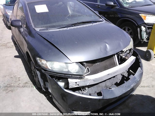 2HGFA1F32AH515725 - 2010 HONDA CIVIC VP GRAY photo 6