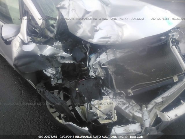 3HGGK5H53FM772103 - 2015 HONDA FIT LX SILVER photo 6