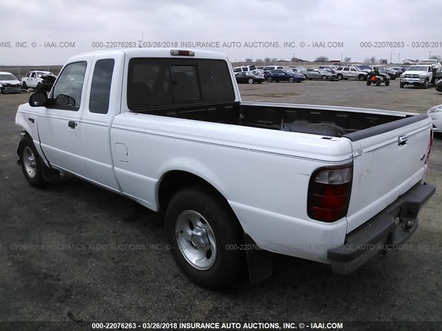 1FTYR14U91PA26276 - 2001 FORD RANGER SUPER CAB WHITE photo 3