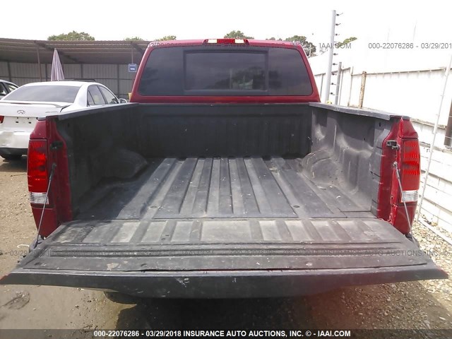 1N6BA07D69N307605 - 2009 NISSAN TITAN XE/SE/LE RED photo 8