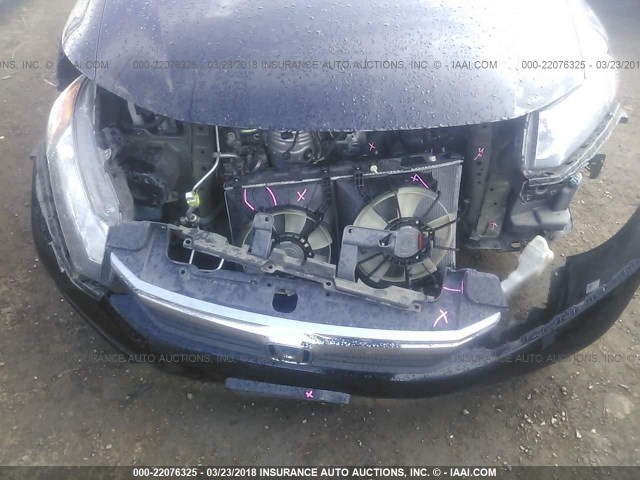 19XFB2F9XCE302185 - 2012 HONDA CIVIC EXL BLACK photo 6