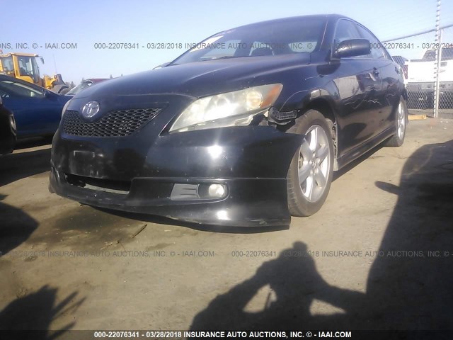 4T1BE46K18U788779 - 2008 TOYOTA CAMRY CE/LE/XLE/SE BLACK photo 6