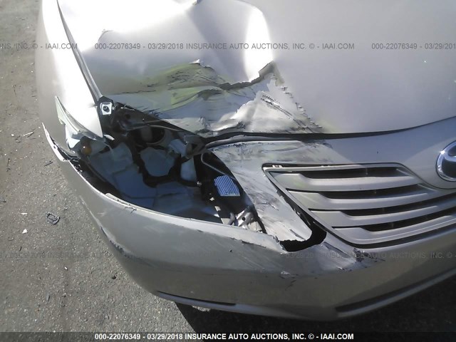4T1BE46K48U730665 - 2008 TOYOTA CAMRY CE/LE/XLE/SE GOLD photo 6