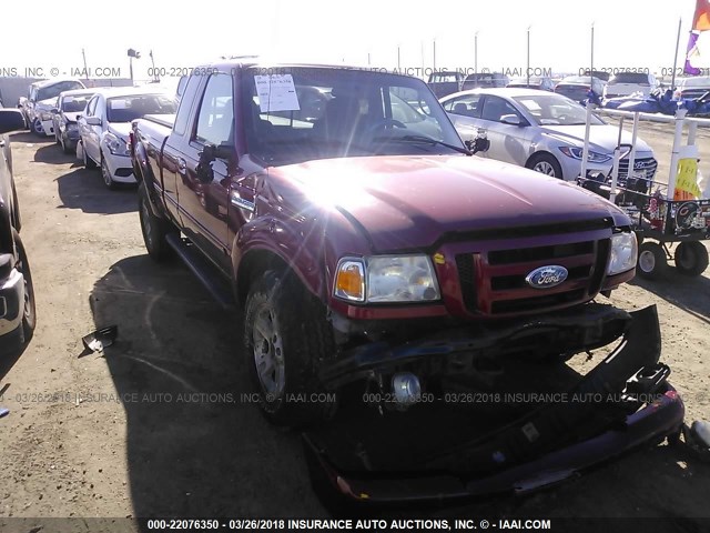 1FTZR15E26PA23061 - 2006 FORD RANGER SUPER CAB RED photo 1