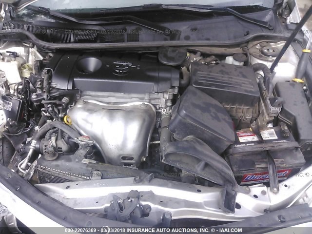 4T1BF3EK9BU123239 - 2011 TOYOTA CAMRY SE/LE/XLE GRAY photo 10