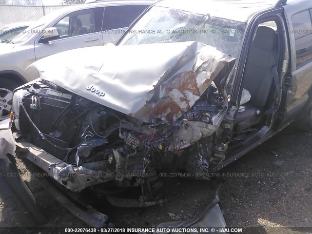 1J4GK48K77W544048 - 2007 JEEP LIBERTY SPORT 金色 照片 6