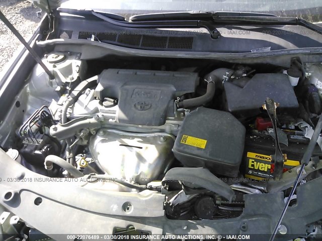 4T1BF1FK6CU015472 - 2012 TOYOTA CAMRY SE/LE/XLE SILVER photo 10