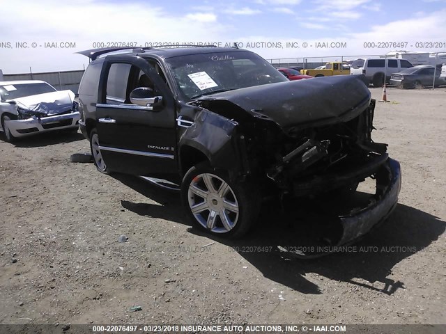1GYFK63837R192491 - 2007 CADILLAC ESCALADE LUXURY შავი ფოტო 1