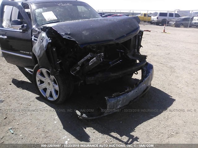 1GYFK63837R192491 - 2007 CADILLAC ESCALADE LUXURY შავი ფოტო 6