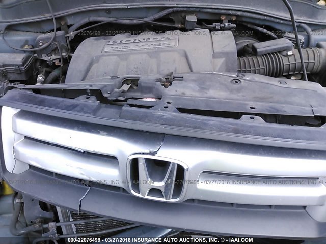 5FNYF18497B033248 - 2007 HONDA PILOT EX 蓝色 照片 10