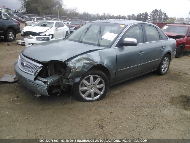 1FAFP25145G126787 - 2005 FORD FIVE HUNDRED LIMITED TEAL photo 2