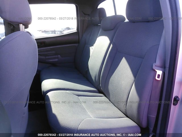 5TELU42N67Z396270 - 2007 TOYOTA TACOMA DOUBLE CAB 银色 照片 8