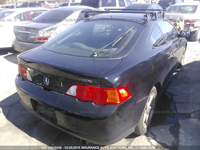 JH4DC53023C016462 - 2003 ACURA RSX TYPE-S BLACK photo 4